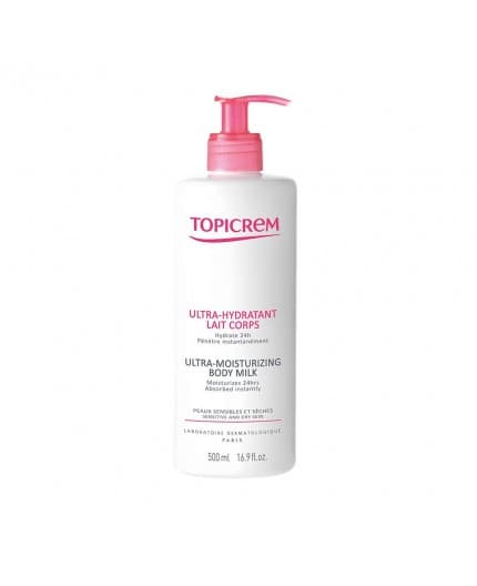Topicrem Lait Corps Ultra Hydratant 500ml
